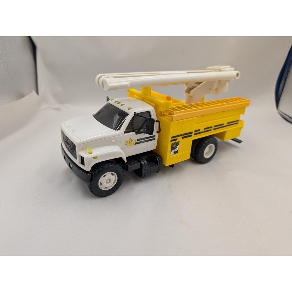 Wisconsin Power & Light Coin Bank Lighted GMC Bucket Truck Topkick Tested Works